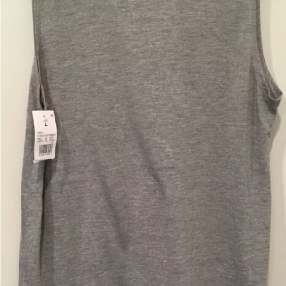 MUSICAL.LY Streaming APP Logo SHIRT TANK SLEEVELESS Juniors/Girls Large Grey Red - Picture 5 of 5